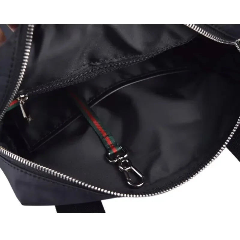 Designer Shoulder Bags For Men 2025 Hit Trend High Quality Oxford Square Crossbody Bag Waterproof Wear-resistant Casual Handbag