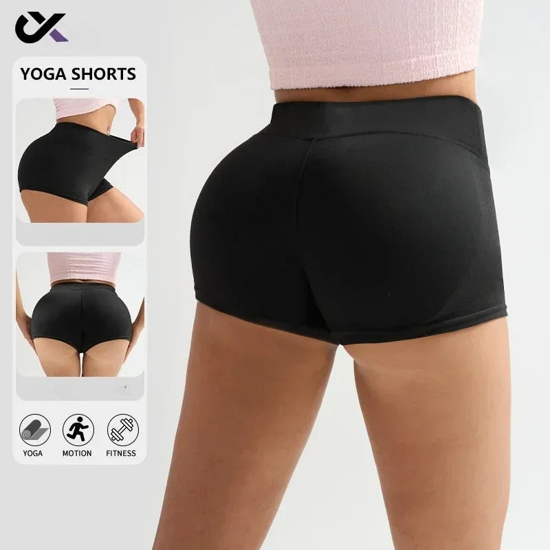 Women Sports Biker Shorts Lift Butt Fitness Yoga Short Pants Training Fitness Suit for Gym Stadium Run and Exercise 1pc