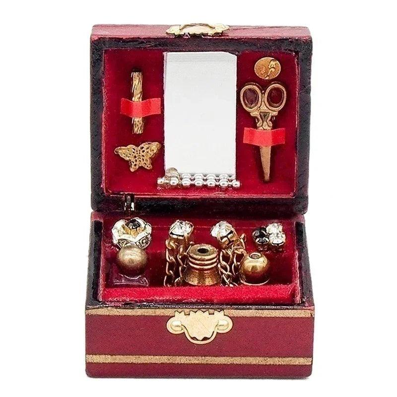 1/12 dollhouse miniatures jewelry box /doll house accessory room decor