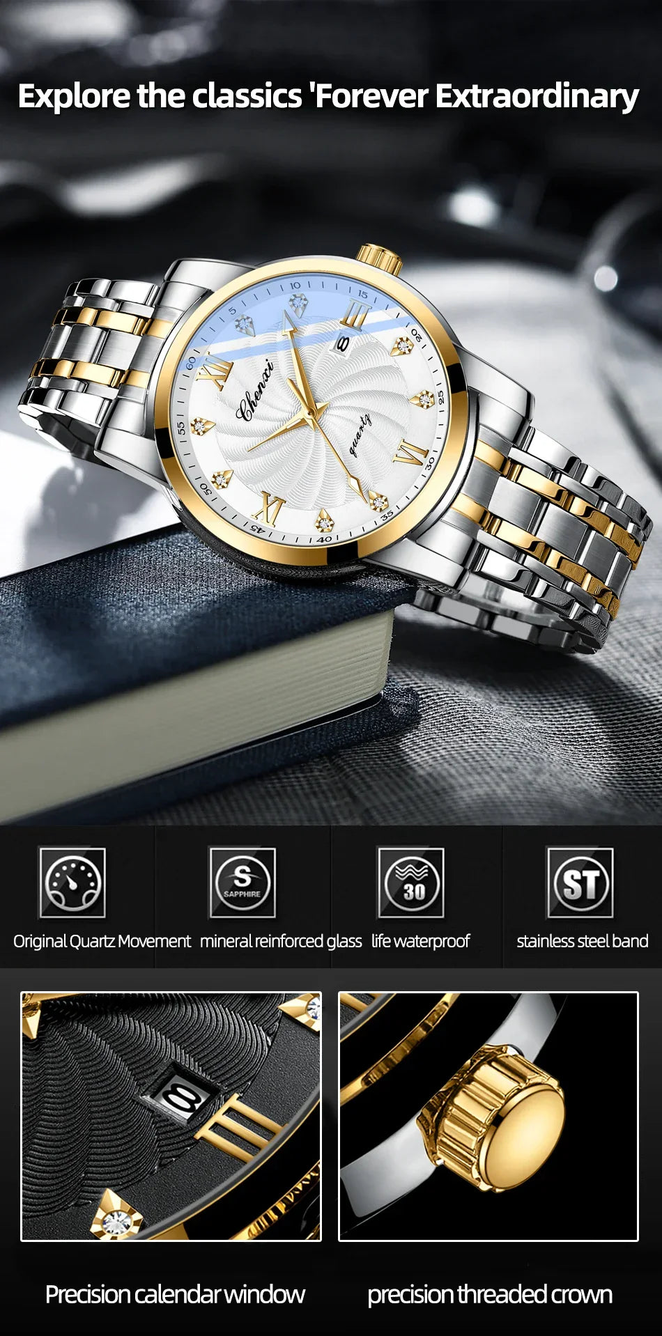 Top Brand Watches For Men High Quality See Through Skeleton Quartz Watch Stainless Steel Waterproof Wristwatch NEW Reloj Hombre