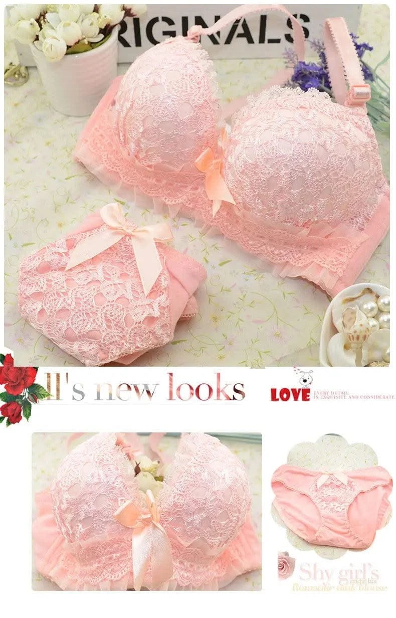 Women Wireless Sexy Bra Set