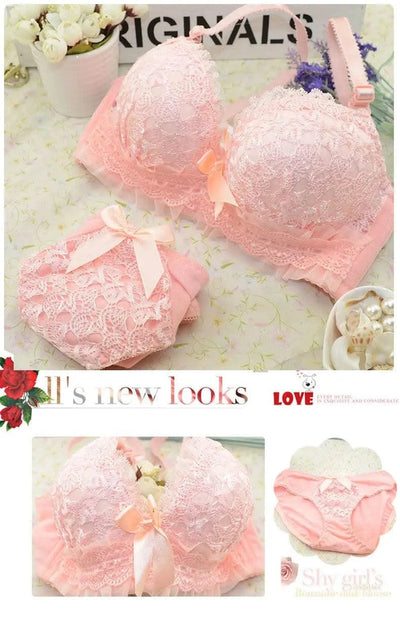 Women Wireless Sexy Bra Set