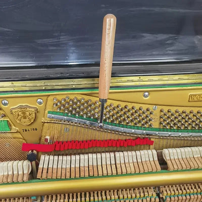 Professional Piano Tuning Kit Portable Piano Tuner Tuner with Tuning Hammer and Silence Kit for All Upright and Grand Pianos
