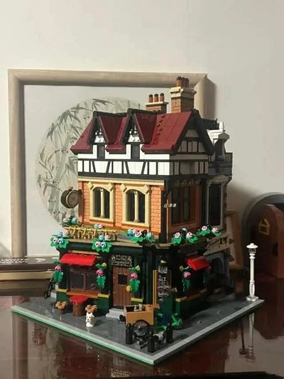 2025 Explosive NEWTudor Corner Modular Building Blocks Creative Expert Street View Building Blocks Toys Christmas Gifts for Chil - Elanique