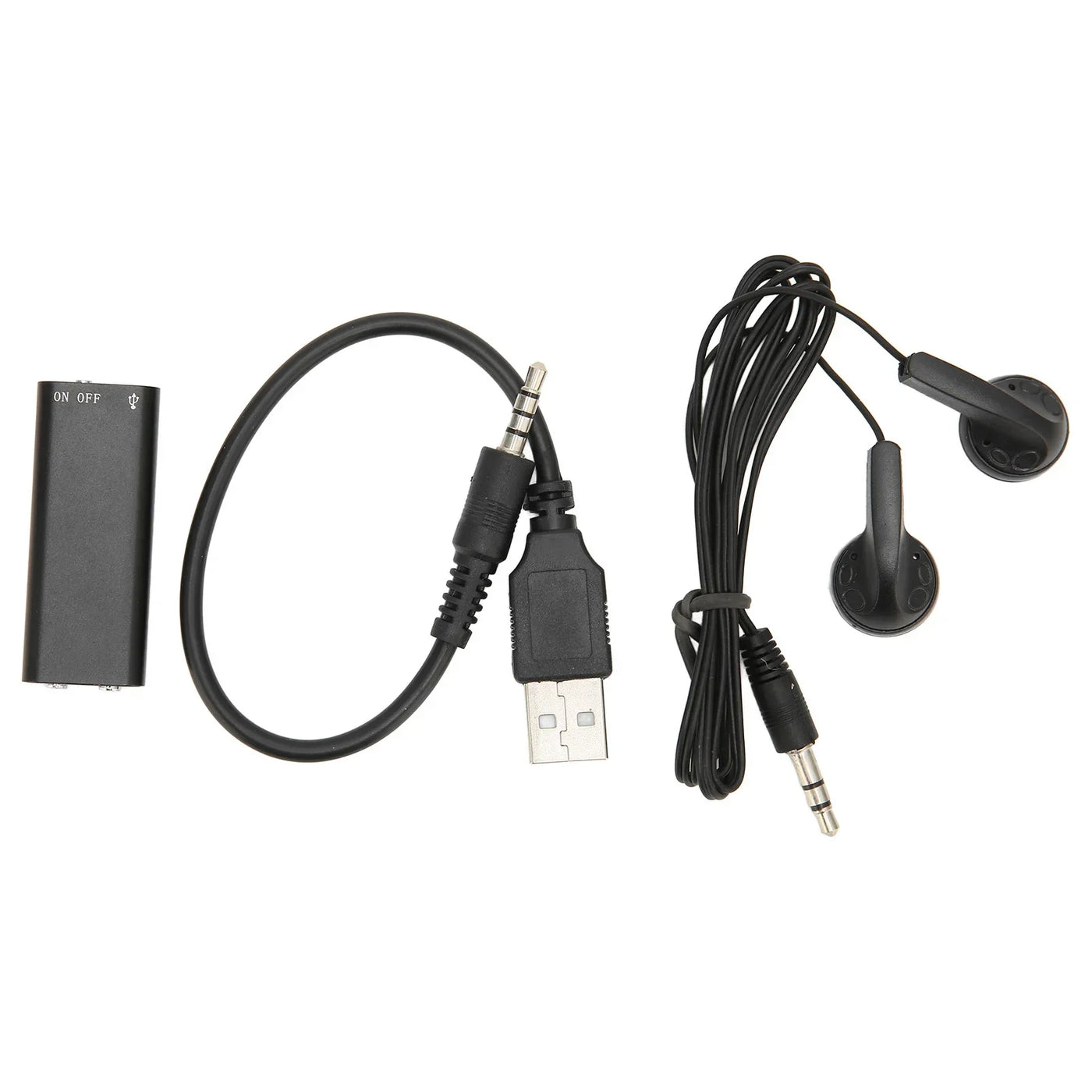 Rechargeable Recorder Voice Recorder HD Noise Reduction Voice Activated USB Charging Mini Sound Recorder for Meetings Interviews