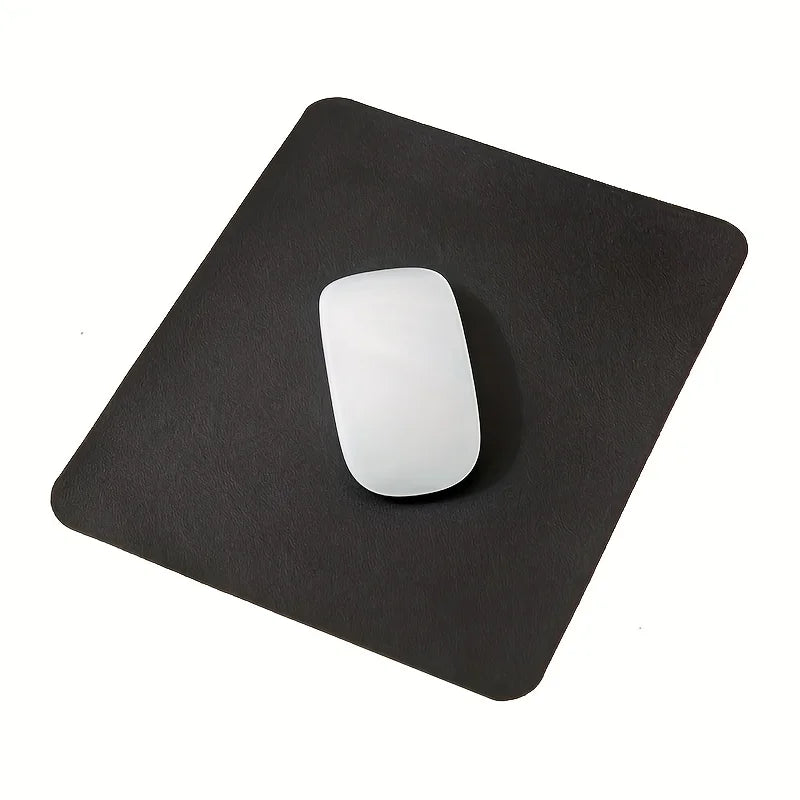 Small PU Mouse Pad Non-Slip Gaming Desktop Mouse Pad Waterproof Anti-Scratch Easy To Clean Mat For PC Laptop Desktop Computer