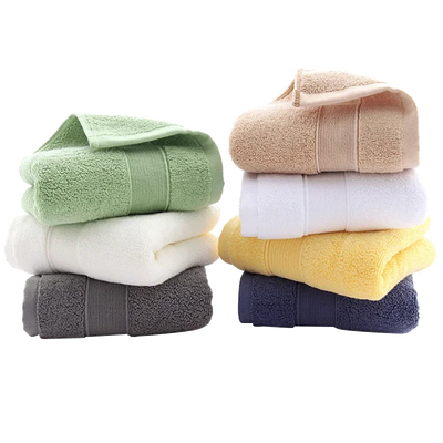 Cotton Towel Bathroom Face Towel Strong Absorbent Soft Non-shedding Adult Towel Thickened Box in Two Packs