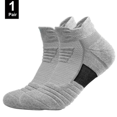 1/3 Pairs Anti-slip Football Socks Men Cotton Sock Short Long Tube Soccer Basketball Sport Socks Breathable Deodorous Sock 39-45 - Elanique