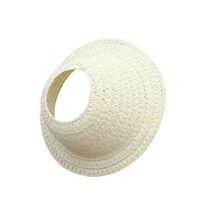 Labubu open top straw hat, party clothing accessories, rustic style Labubu baby clothes decoration accessories (hat only)