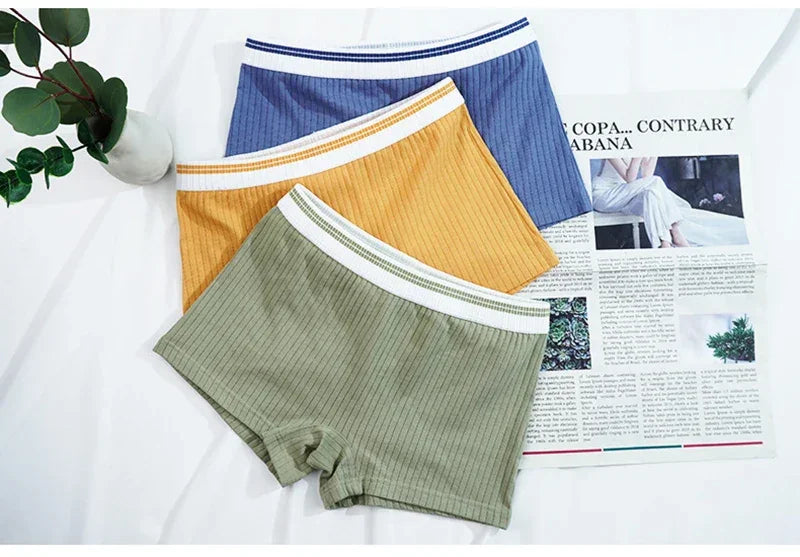 Women Boxers Underwear Cotton Ladies Safety Short Pants Female Seamless Underpants Solid Cozy Breathable Boyshorts Sexy Panties
