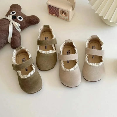 Shallow Soft Sole Non Slip Children Flats Shoes | Spring Autumn | Kids Princess Lightweight Toddler casual Shoes
