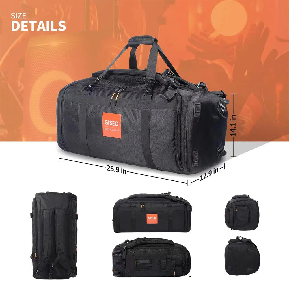 Speaker Storage Bag for JBL Partybox 310/110 Large Capacity Travel Carrying Case Foldable Speaker Box Breathable for Partybox310