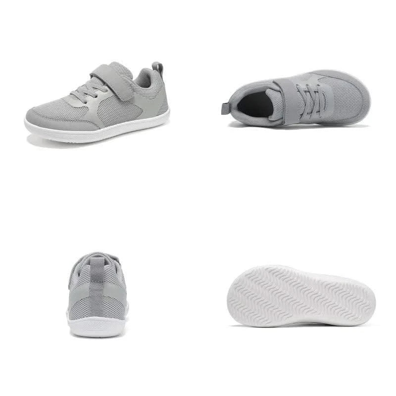 New children's wide version anti slip breathable shoes, minimalist sports shoes for boys and girls, with minimal wear and tear