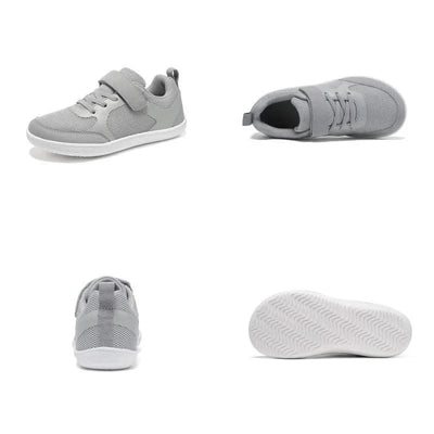 New children's wide version anti slip breathable shoes, minimalist sports shoes for boys and girls, with minimal wear and tear