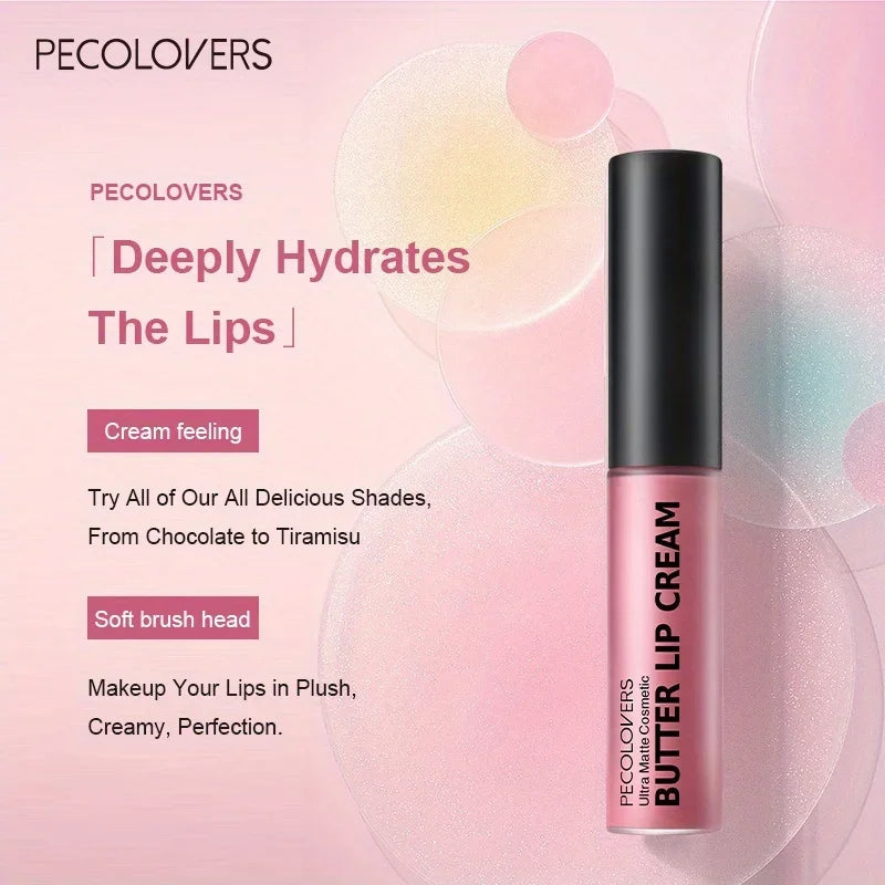 Long Lasting Butter Lip Gloss Lip Balm Liquid Lipstick Waterproof Lipstick Cosmetics Makeup Lipgloss for Women Girls