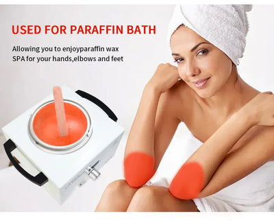 Paraffin Wax Bath Spa Kit for Hands & Feet - Professional Wax Warmer Machine with Moisturizing Hydrating Gloves & Socks