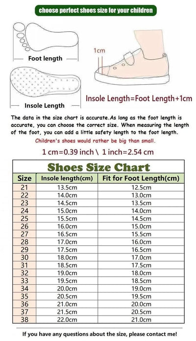Children's Sports Shoes Spring New Boys Casual Shoes Non-slip Girl Sport Shoes Breathable Soft Sole Unisex Sneakers