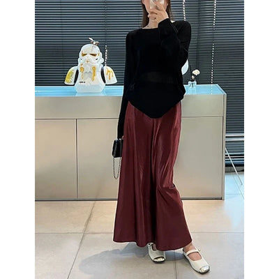 2025 Women Long Skirts High Waist A-Line Sexy Skirt Women Summer Maxi Skirts Brand Faldas Femme Streetwear