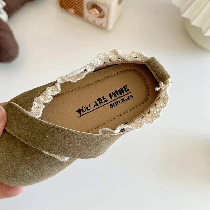 Shallow Soft Sole Non Slip Children Flats Shoes | Spring Autumn | Kids Princess Lightweight Toddler casual Shoes