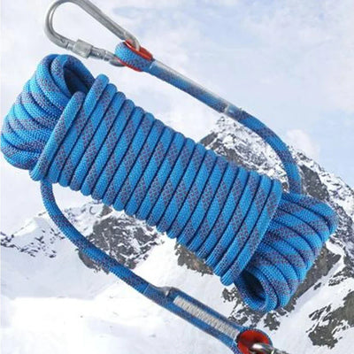 Outdoor Safety Rope Thickened 10m Safety Life Rope Climbing Rope Static Rock Mountaineering Rope Survival Fire Escape Car Rescue