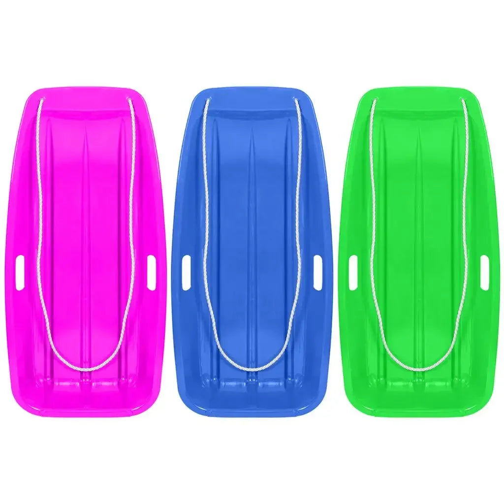 Snow Grass Sand Sledge Toboggan Pull Rope Board Boat Sliding Durable Skating Speeder For Outdoor Sport Scooter Sled Supplies