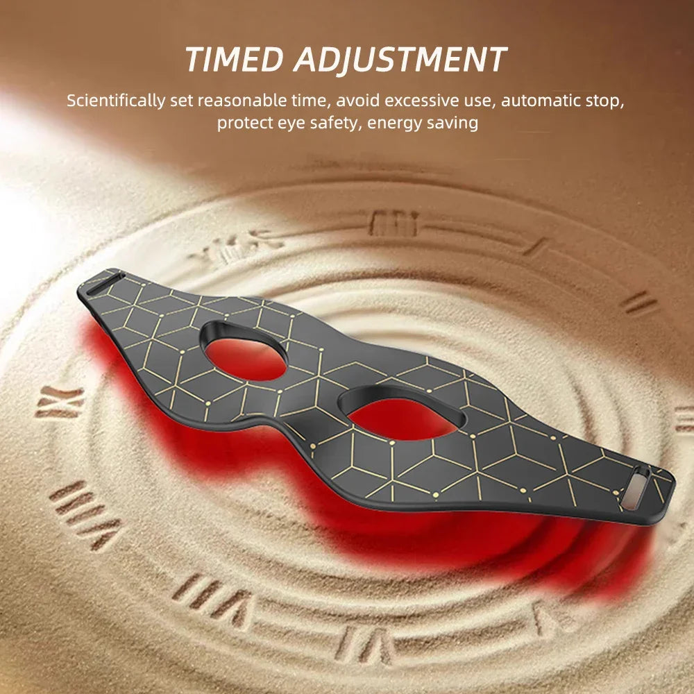 LED Red Light Therapy Eye Mask Eye Massager Beauty Care Device Eye Bags Remover Device