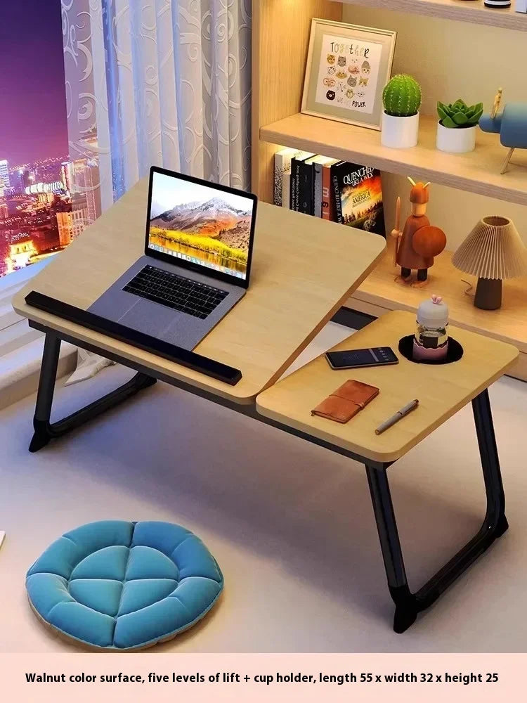 60cm Gaming Desk Home Folding Laptop Desk For Breakfast Bed Tray Height And Inclination Adjustable Folding Desk Tables Table