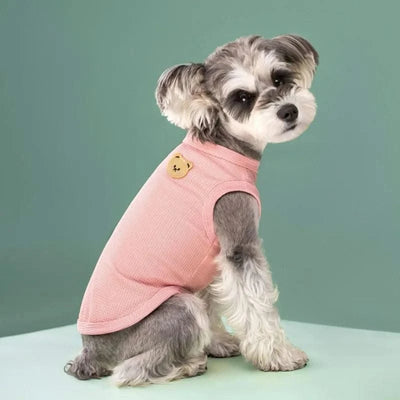Summer Dog Clothes for Small Dogs Pet Dog Cooling Vest Puppy Clothing Solid T-Shirt Waffler Pet Apparel Chihuahua Dog Costume
