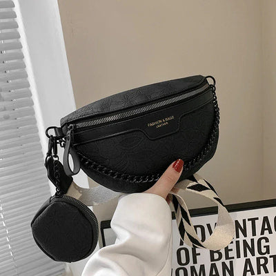 Designer Woman Chest Pack Retro Embroidery Belt Bag Coin Purse Luxury Lady Waist Bag Fashion Brand Shoulder Crossbody Chest Bags
