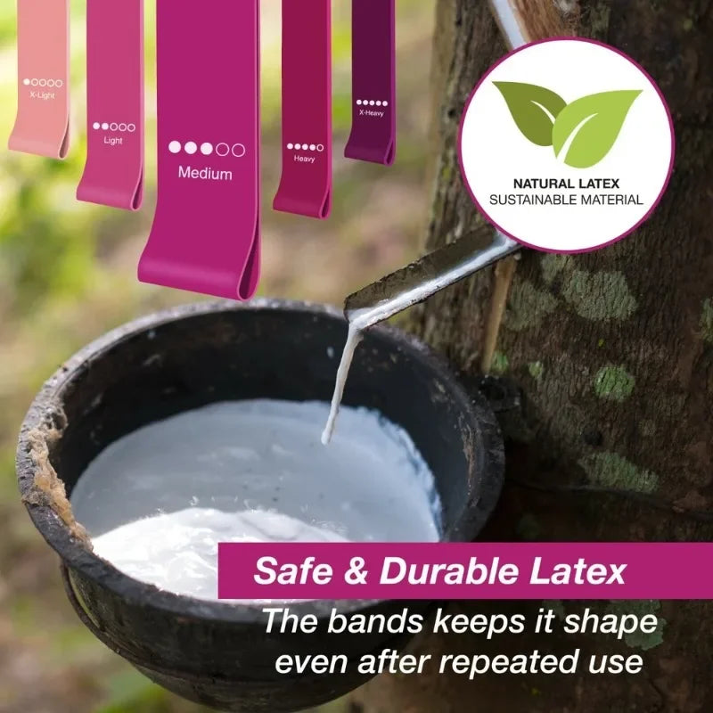 Resistance Bands Set Bandas Elasticas Fitness Gym Equipment for Home Exercise Agility Training Bodybuilding Bar CrossFit Yoga