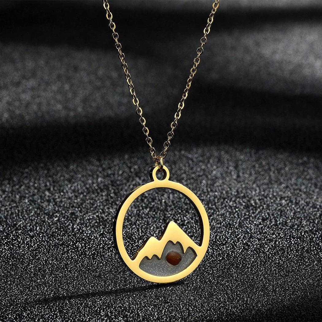 Stainless Steel Dainty Mustard Seed Necklace Move Mountains Christian  Tiny Christian  For Women