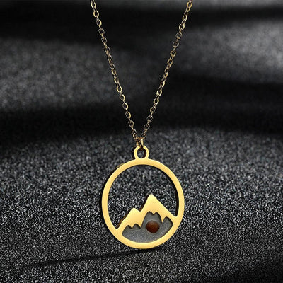 Stainless Steel Dainty Mustard Seed Necklace Move Mountains Christian  Tiny Christian  For Women