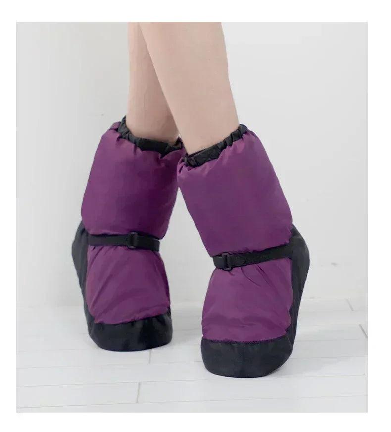 Ballet dance shoes boots warmup training ballerina