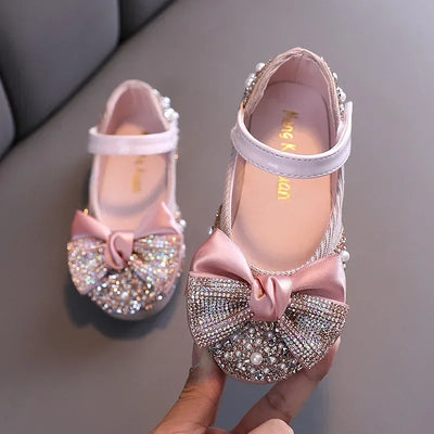 Sandals Toddler Girl Childrens Shoes Pearl Rhinestones Shining Kids Shoes Baby Girls Shoes Girls Thong Sandals