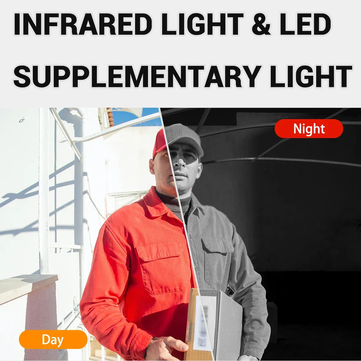 Smart Video Doorbell Outdoor Waterproof Intercom Doorbell Infrared Night Vision Audio Real-Time Monitoring Security Camera