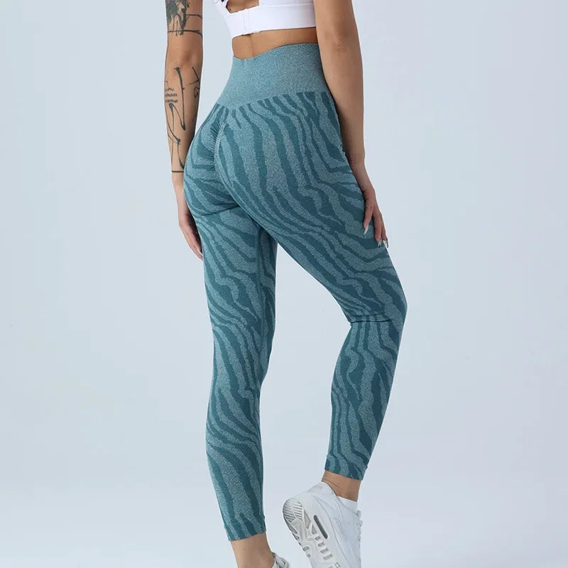 Seamless Tie Dye Leggings Women