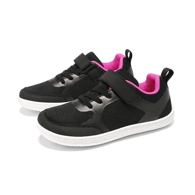 New children's wide version anti slip breathable shoes, minimalist sports shoes for boys and girls, with minimal wear and tear