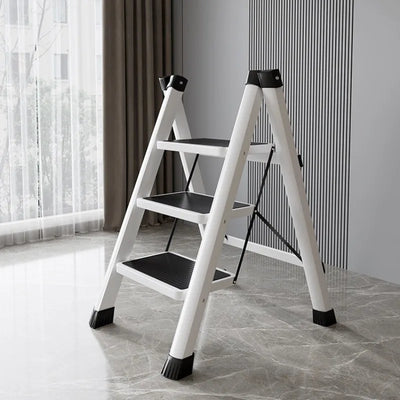 3 Step Folding MultiFunctional Ladder Household Folding and Retractable Zigzag Ladder Indoor Climbing Ladder Thickened Staircase