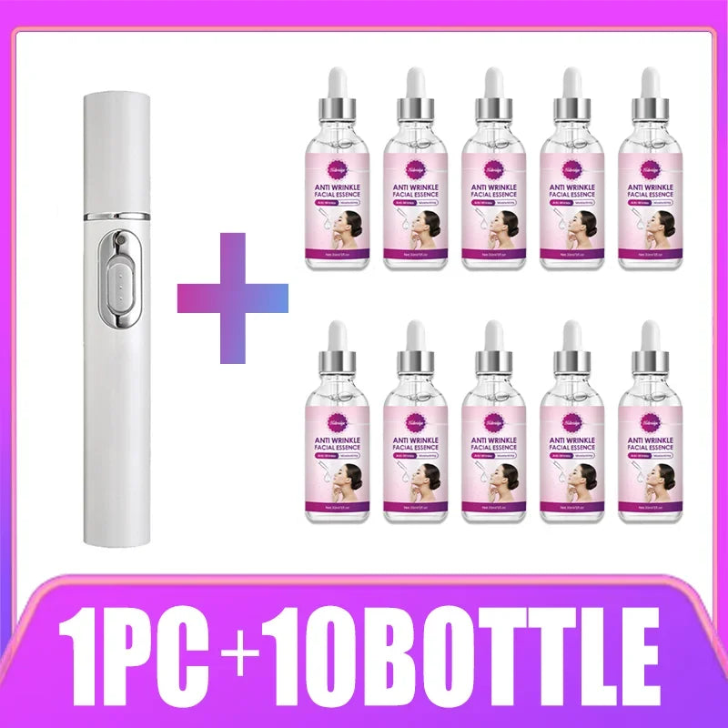 Electronic anti-wrinkle stretching whitening portable beauty care equipment for women and man