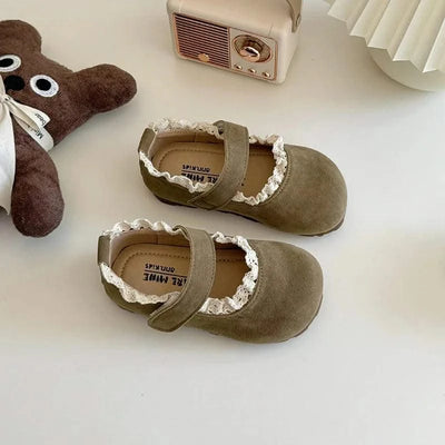 Shallow Soft Sole Non Slip Children Flats Shoes | Spring Autumn | Kids Princess Lightweight Toddler casual Shoes