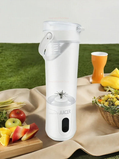 Portable Juice Blender 600ML 12 Blades Household USB Rechargeable Electric Juicer for Smoothies Fruit Mixing Personal Blender