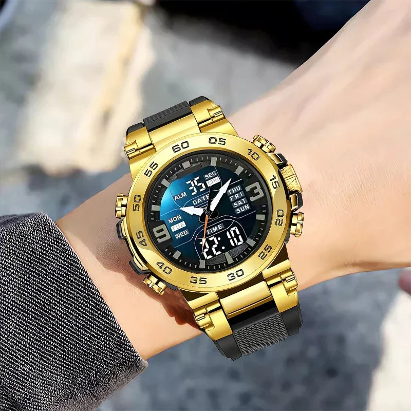 High-End Sports Watch for Teens - Multifunctional, Luminous Alarm, Digital Display,Battery Operated, Digital Movement Watch