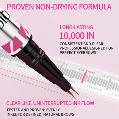 Two-Pronged Curved Eyebrow Pencil Waterproof Long-lasting natural Wild Brow Sleeper Silkworm Eyeliner
