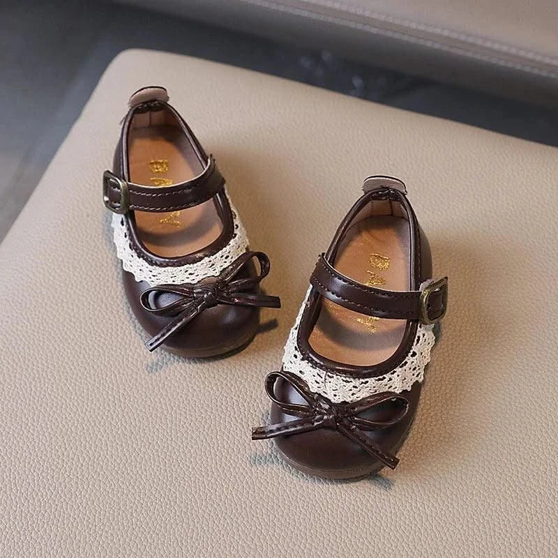 Soft Leather Flat Shoes For Toddlers and Children | Spring Autumn | Princess Casual Walking Shoes | Kids Girls Fashion