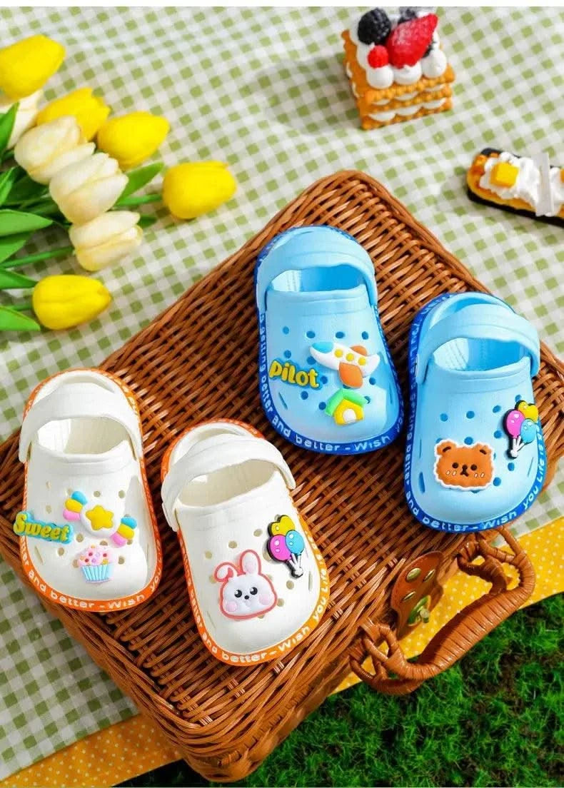Soft Anti-Skid Cartoon Design Hole Sandals |Children's Shoes | Summer Wear For Boys Girls | Kids Shoes/Slippers | Baby Shoes