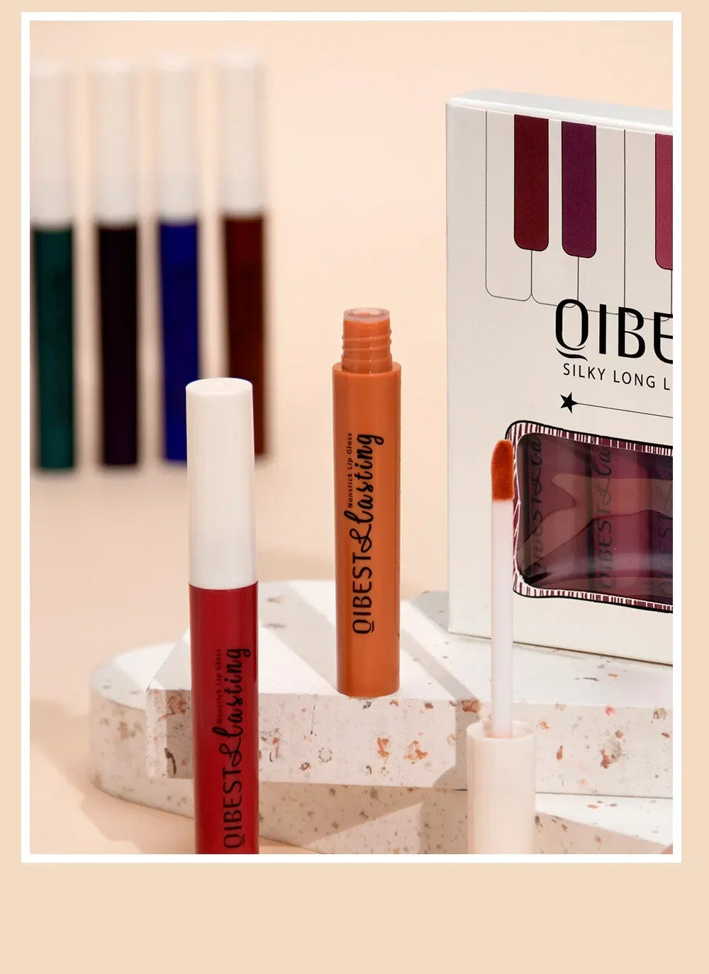 Luxury Matte Lip Gloss Set 12 Waterproof Shades Non Sticky Long Lasting Lipstick Kit For Daily Party Makeup