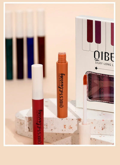 Luxury Matte Lip Gloss Set 12 Waterproof Shades Non Sticky Long Lasting Lipstick Kit For Daily Party Makeup