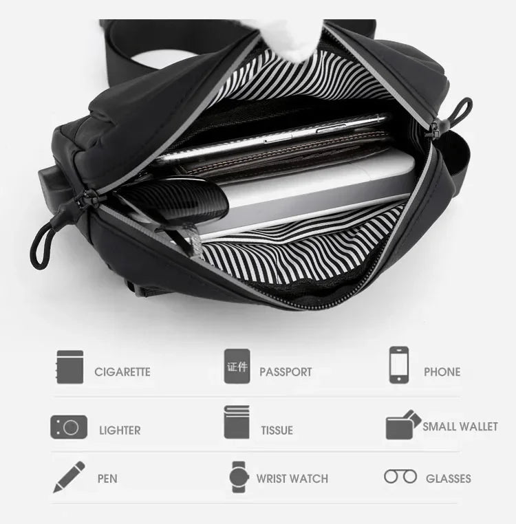 Men's Fashion Small Bag Casual Men Mini Handbags Male Cross Body Shoulder Messenger Bags For Men Purses And Handbags bolasa