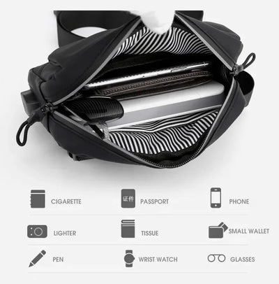 Men's Fashion Small Bag Casual Men Mini Handbags Male Cross Body Shoulder Messenger Bags For Men Purses And Handbags bolasa