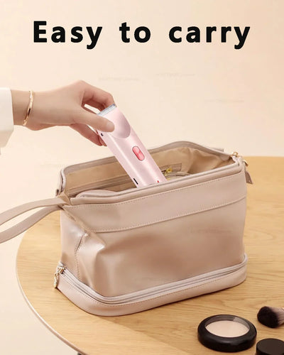 Electric Razor for Women Painless Women Mustache Electric Shaver for Leg Bikini Body Hair Trimmer Facial Epilator Hair Remover